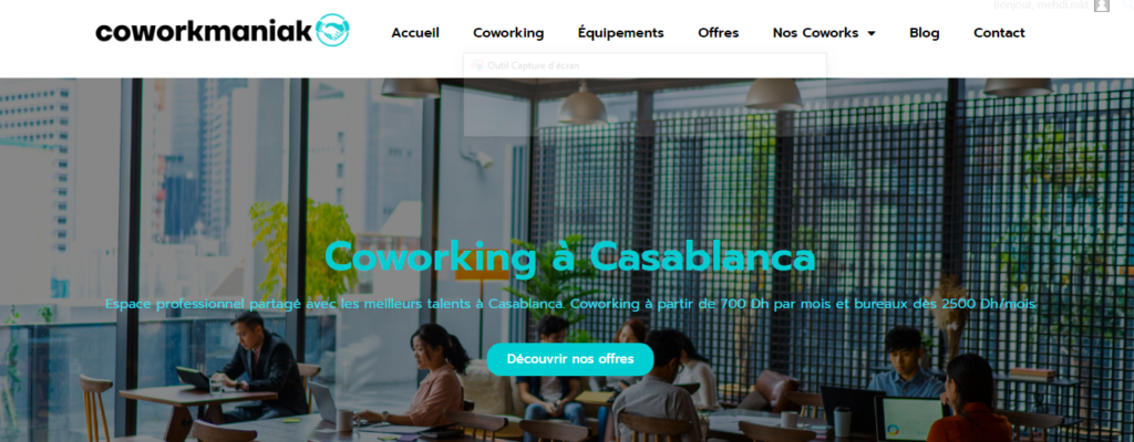 coworking à casablanca maniacowork