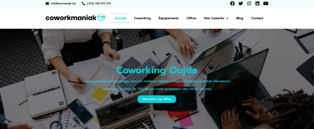 espace de coworking à oujda coworkmaniak