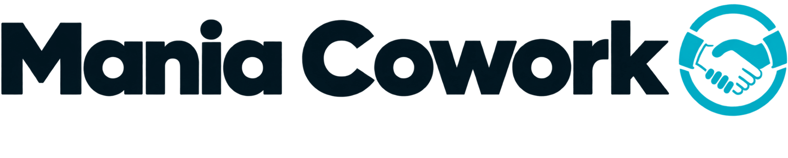 Logo Mania Cowork, espace de coworking au Maroc à Oujda, Marrakech, Rabat et Casablanca proposant des espaces de travail à prix abordables.