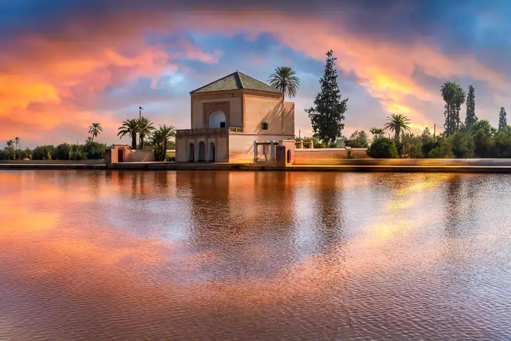 Mania Cowork Marrakech - Vue sur la ville au coucher du soleil
